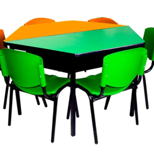 Juego De Mesa Trapezoidal en Mdf